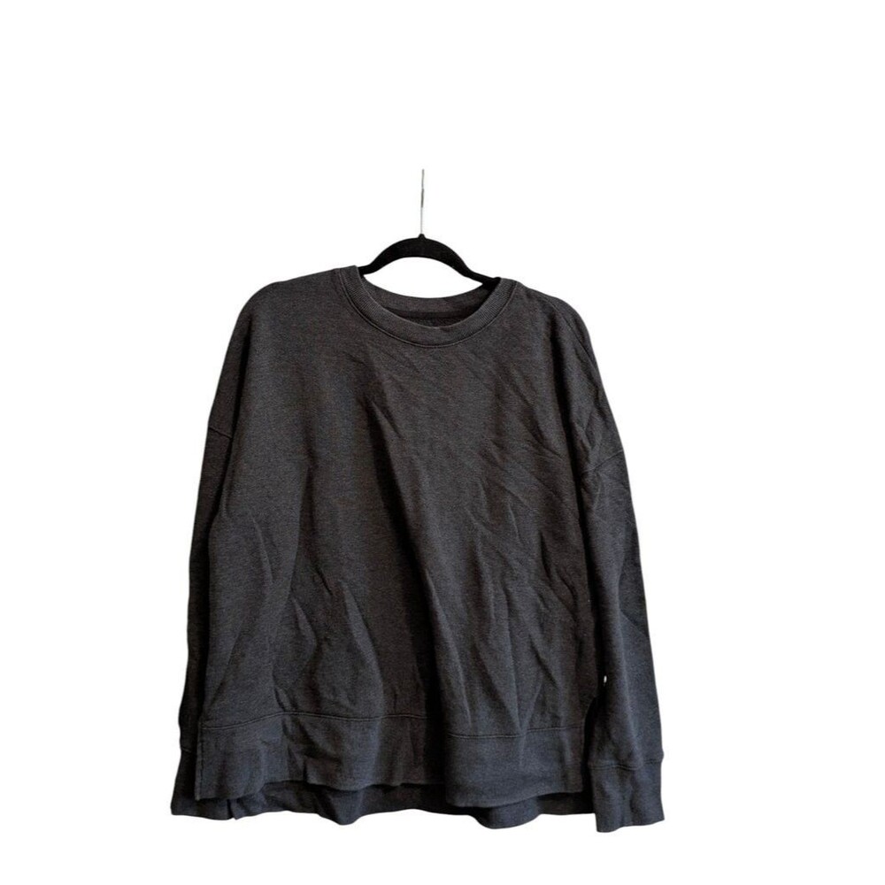 Time and Tru Women's Charcoal Gray Sweatshirt